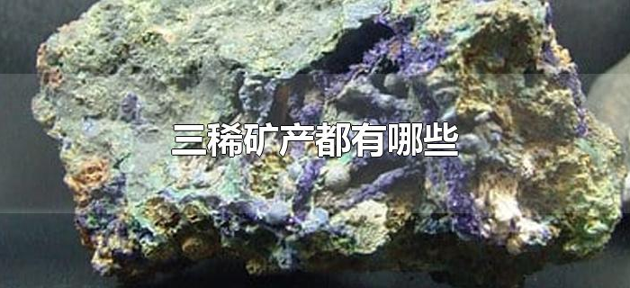 三稀矿产都有哪些