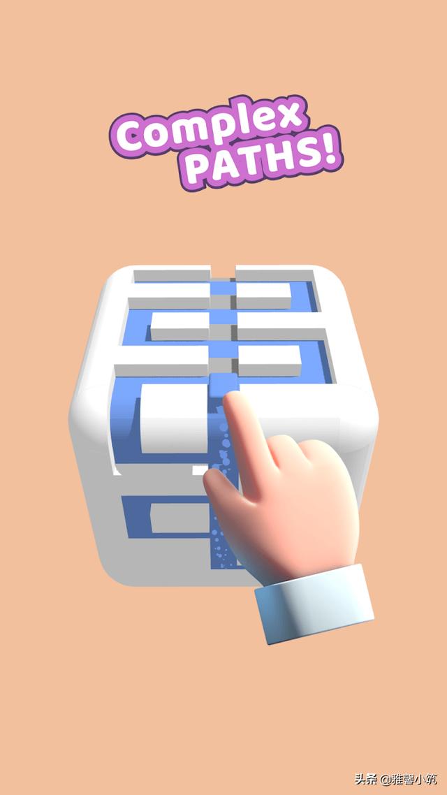 3d迷宫怎么画（立体迷宫一笔连绘制立方体轻松滑动脑洞恒流）(3)