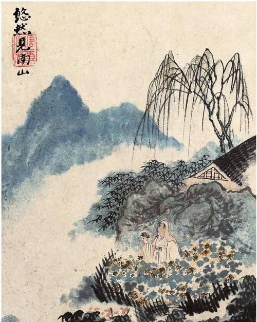 古诗悠然见南山的前一句