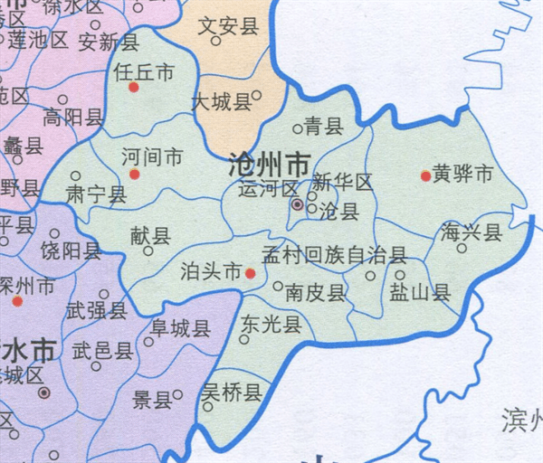 沧州市区人口有多少(沧州各区县人口排名)
