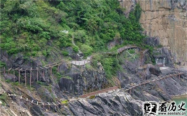 石门栈道图片