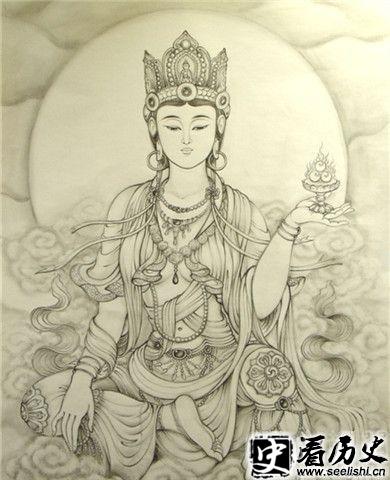 文殊菩萨画像