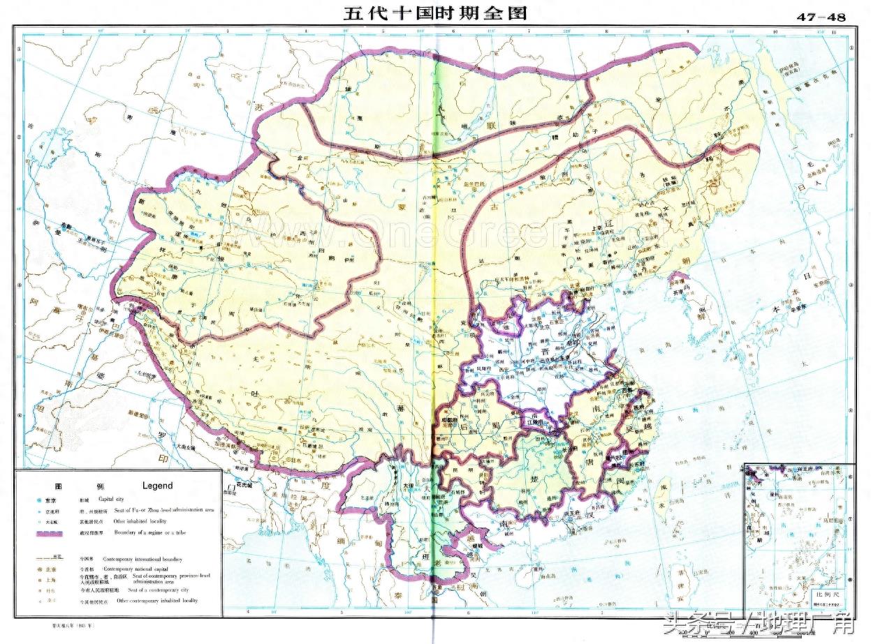 中国各朝代历史地图（各图附详细介绍）
