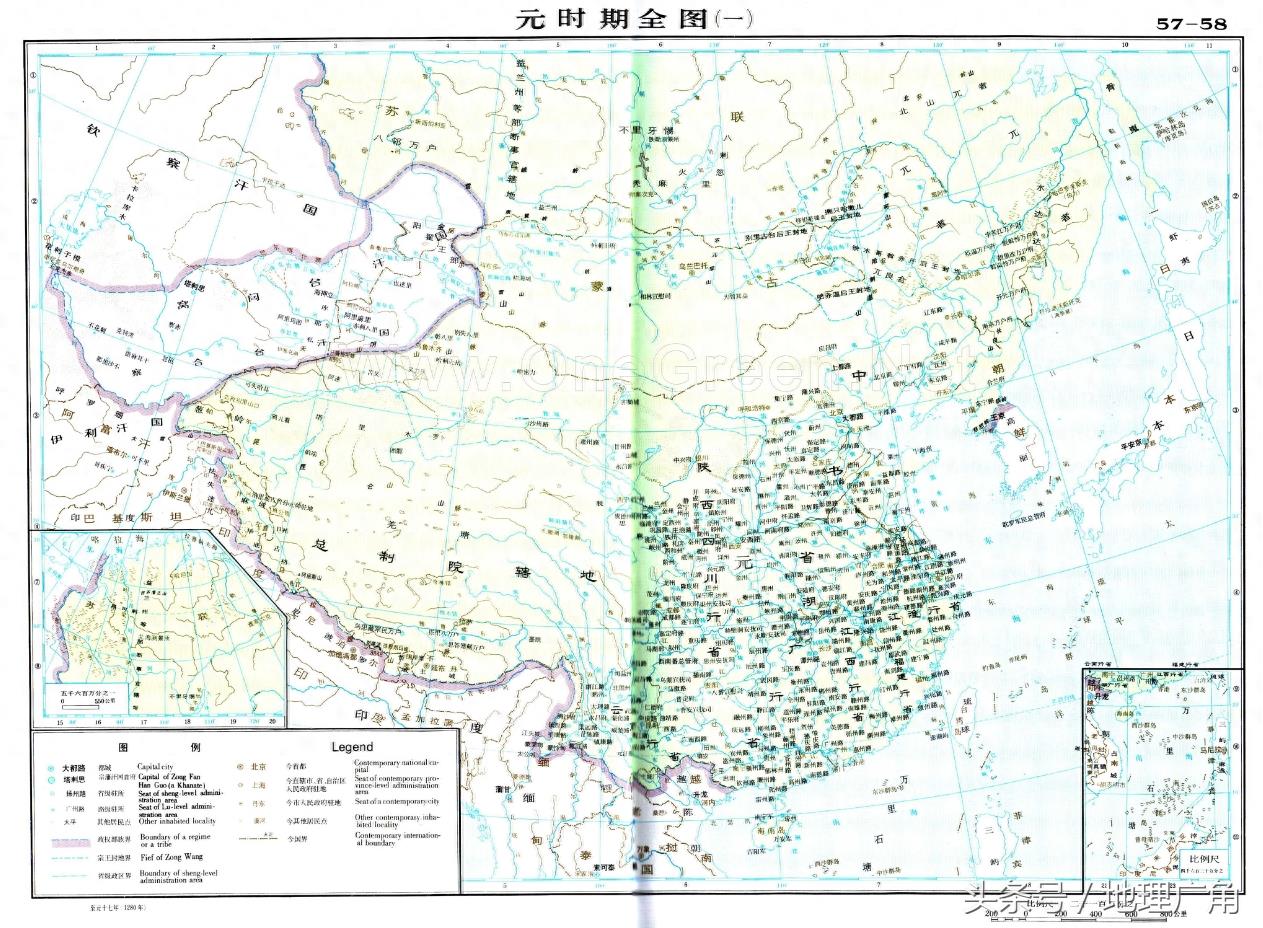 中国各朝代历史地图（各图附详细介绍）