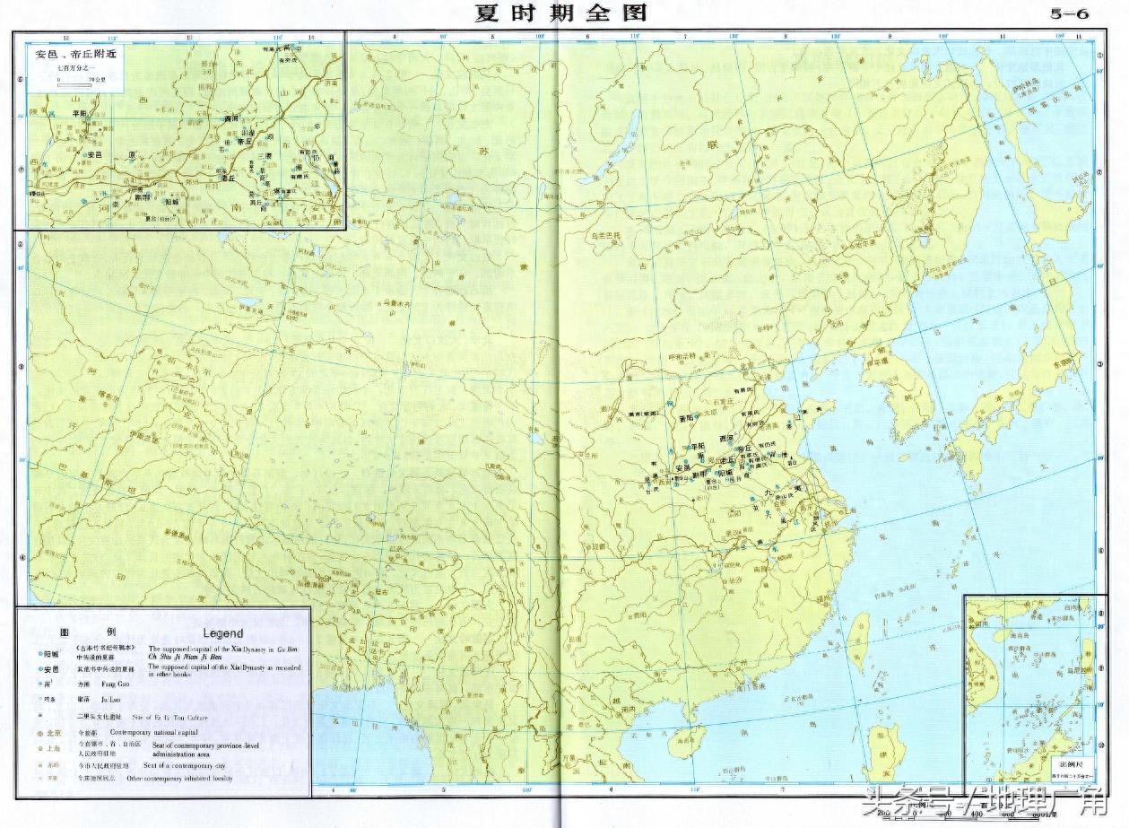 中国各朝代历史地图（各图附详细介绍）