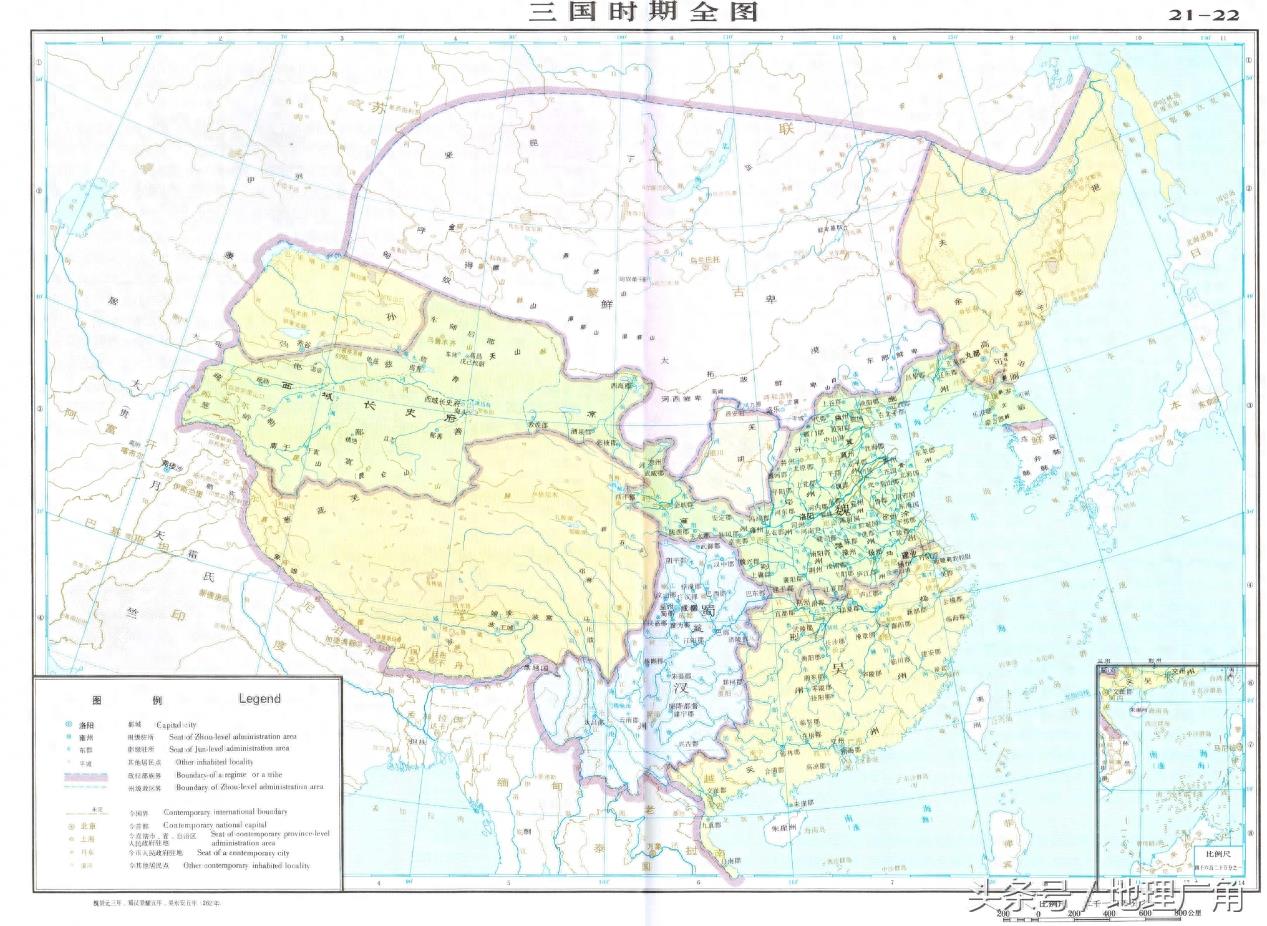中国各朝代历史地图（各图附详细介绍）