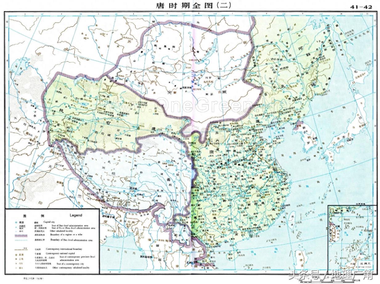 中国各朝代历史地图（各图附详细介绍）