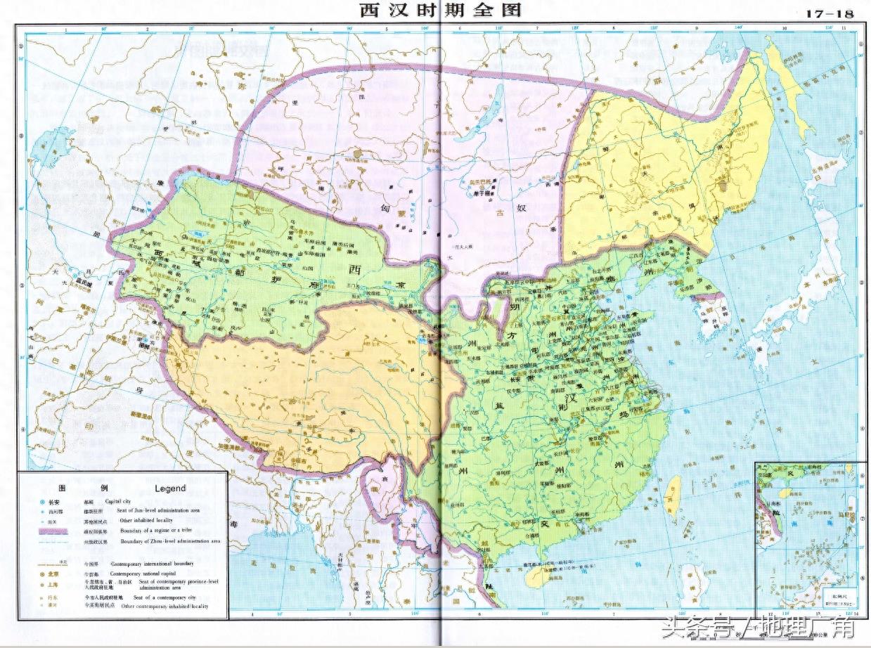 中国各朝代历史地图（各图附详细介绍）