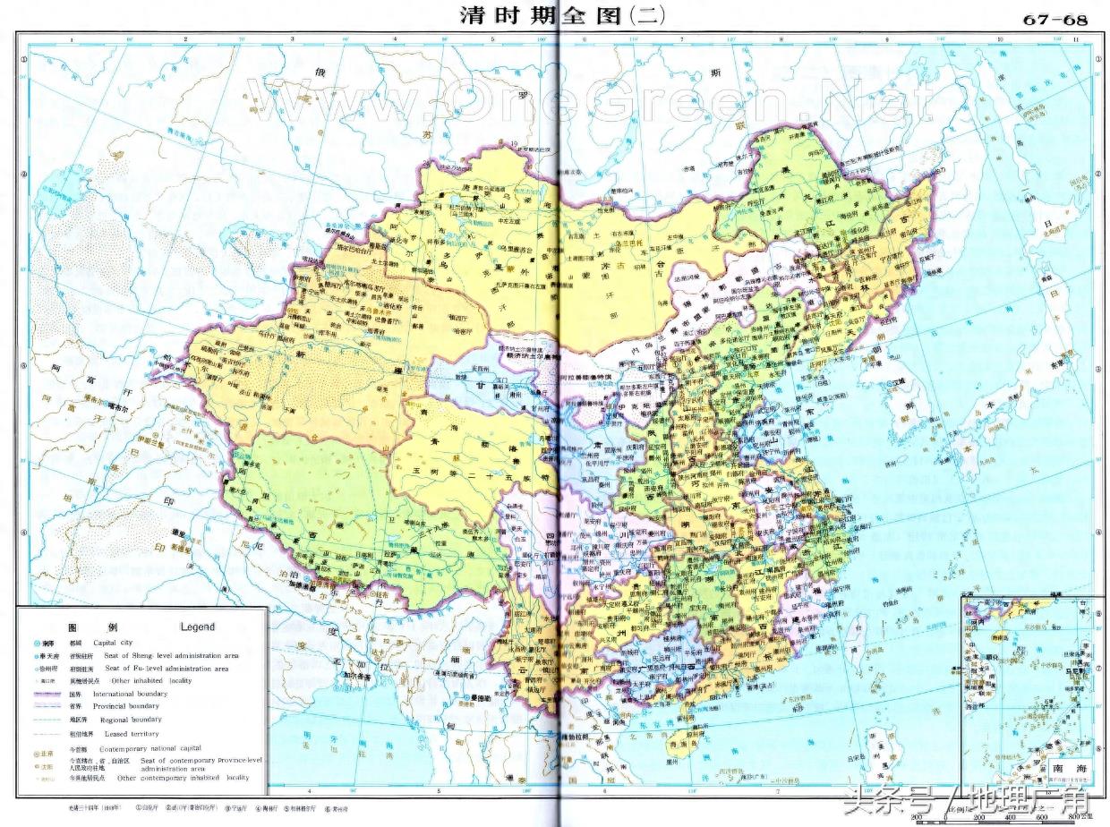 中国各朝代历史地图（各图附详细介绍）