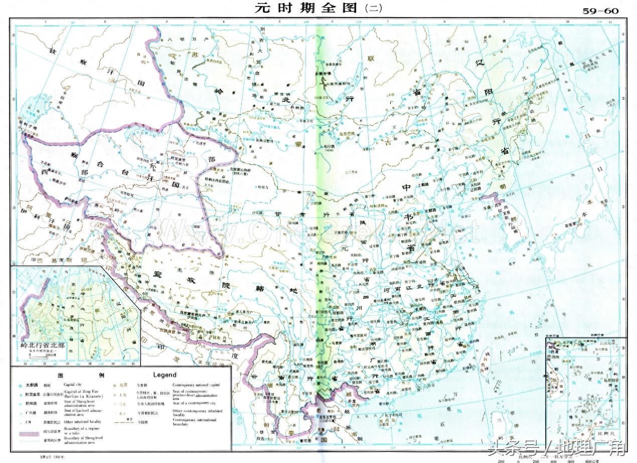 中国各朝代历史地图（各图附详细介绍）