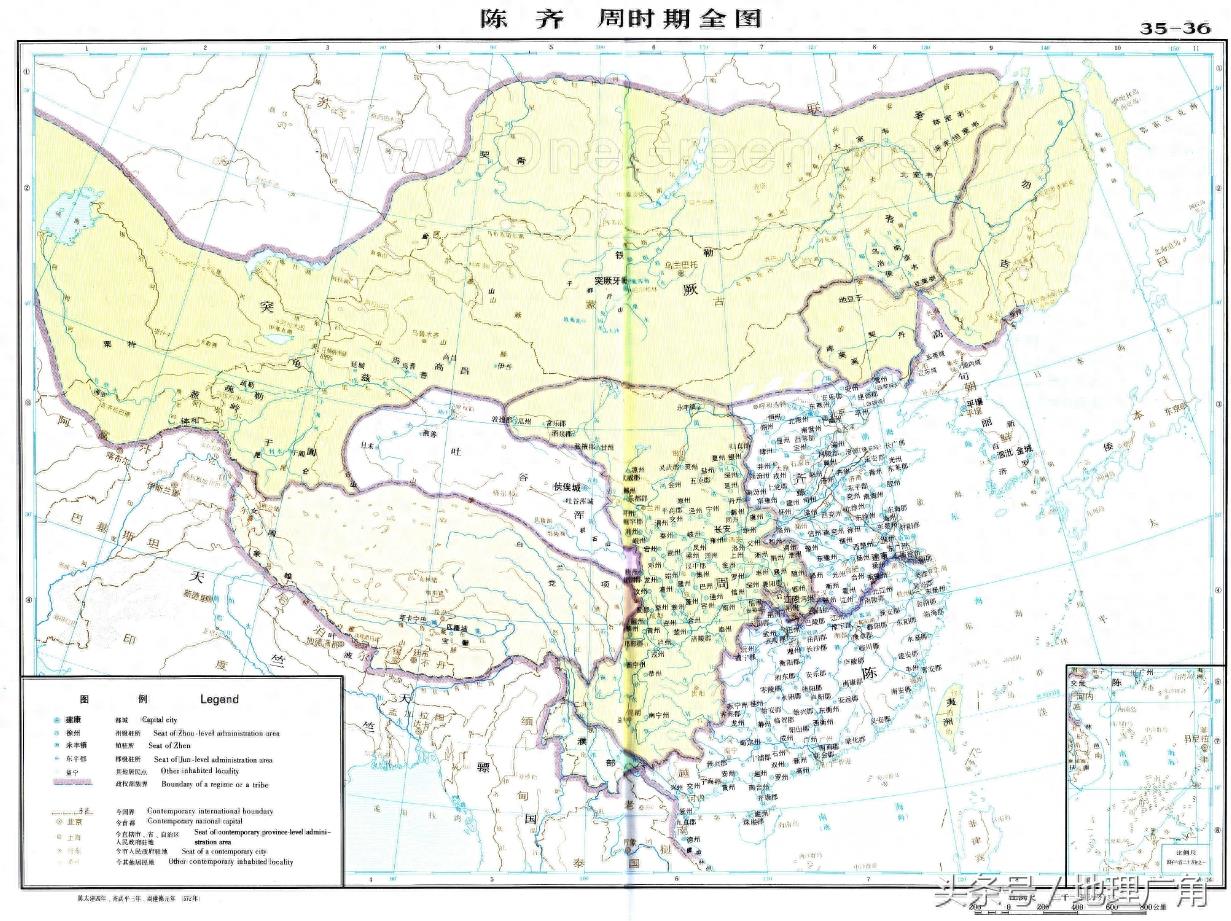 中国各朝代历史地图（各图附详细介绍）