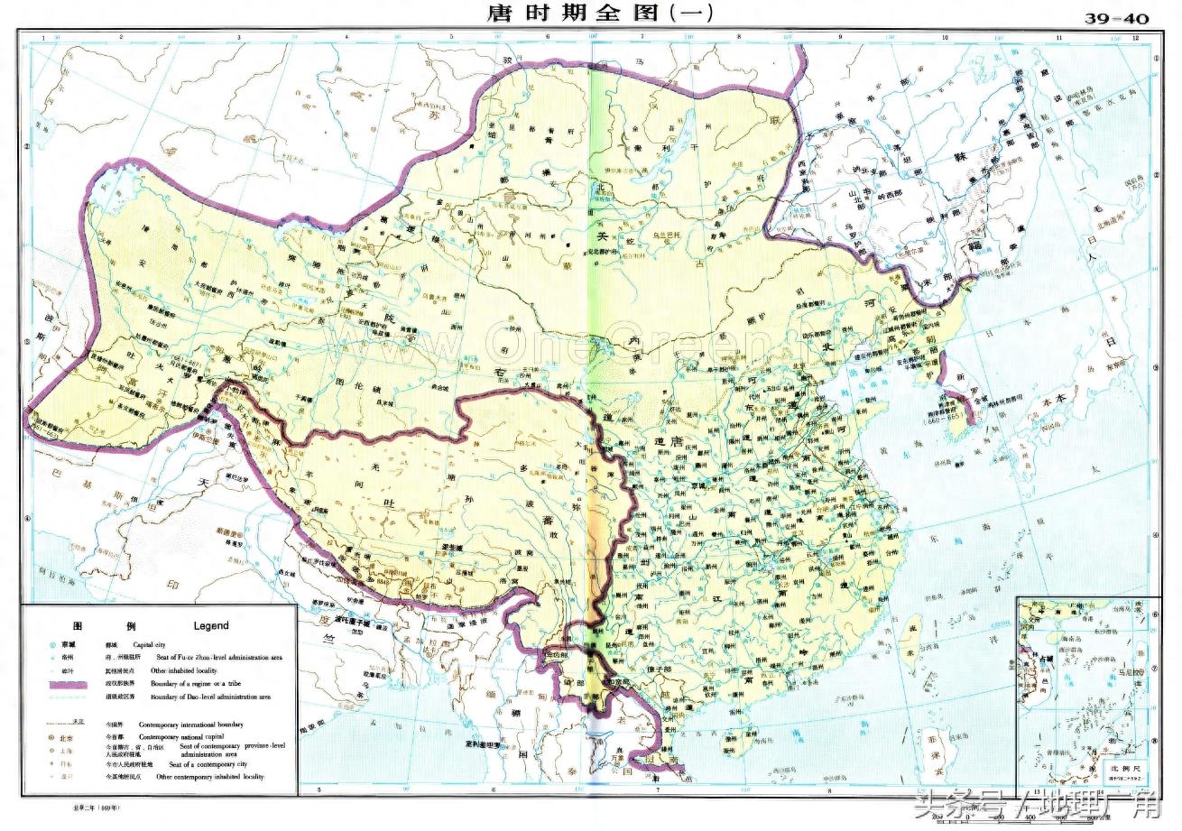 中国各朝代历史地图（各图附详细介绍）