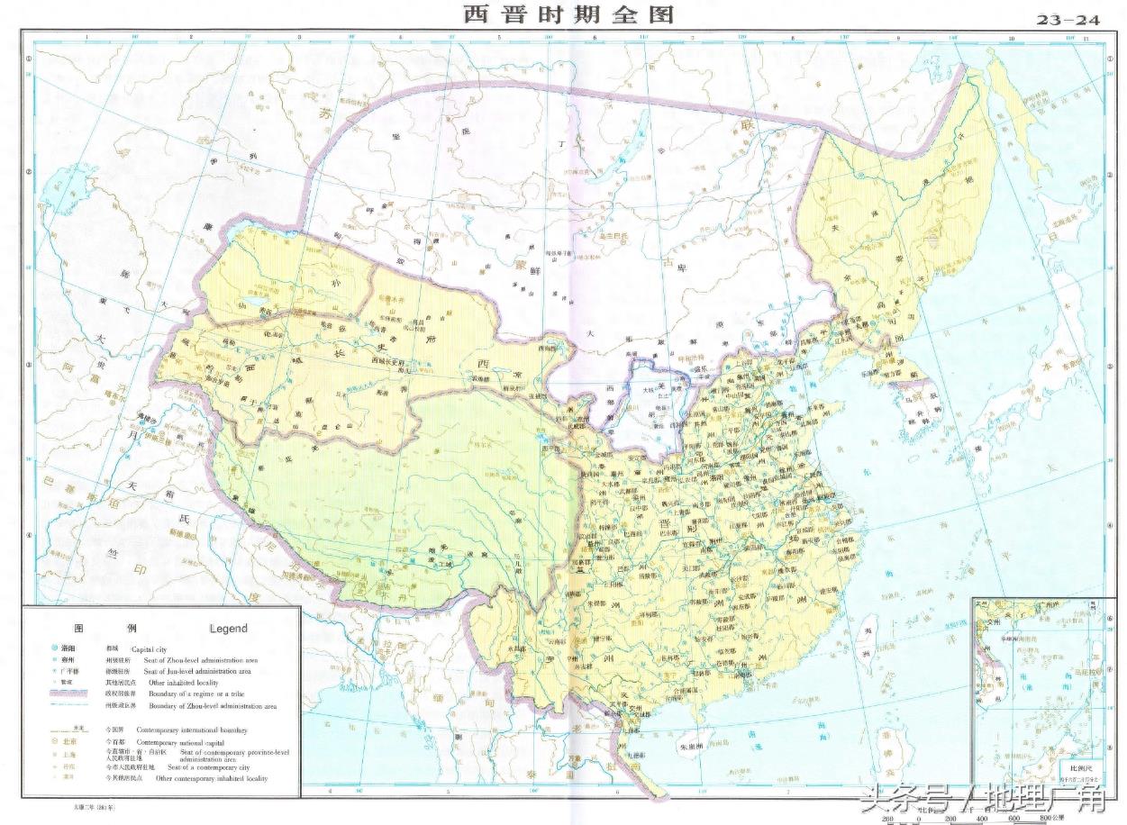 中国各朝代历史地图（各图附详细介绍）