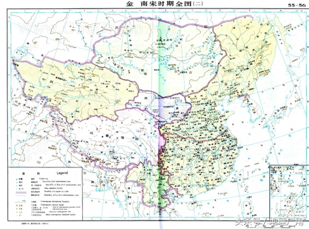 中国各朝代历史地图（各图附详细介绍）