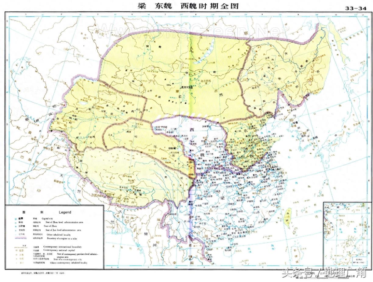 中国各朝代历史地图（各图附详细介绍）