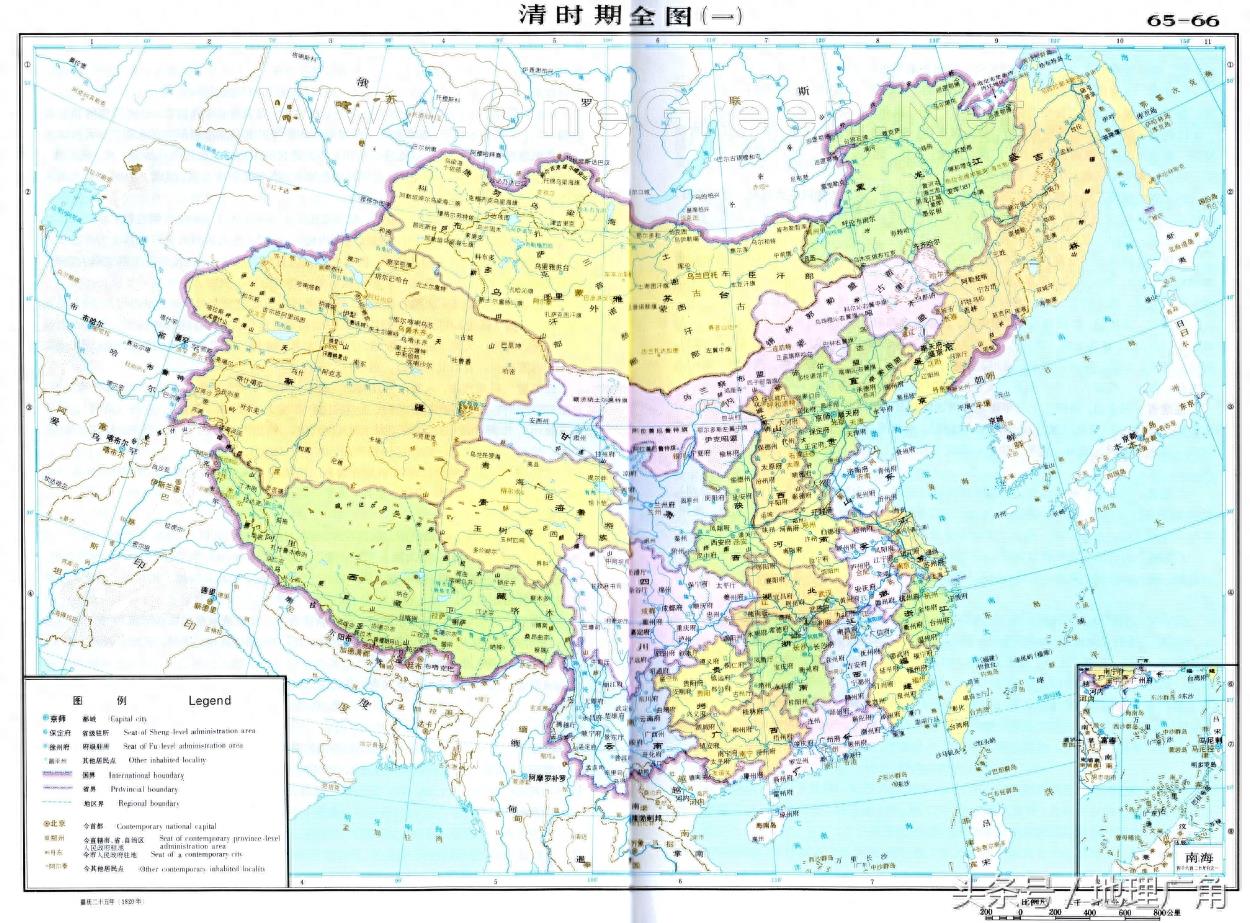 中国各朝代历史地图（各图附详细介绍）
