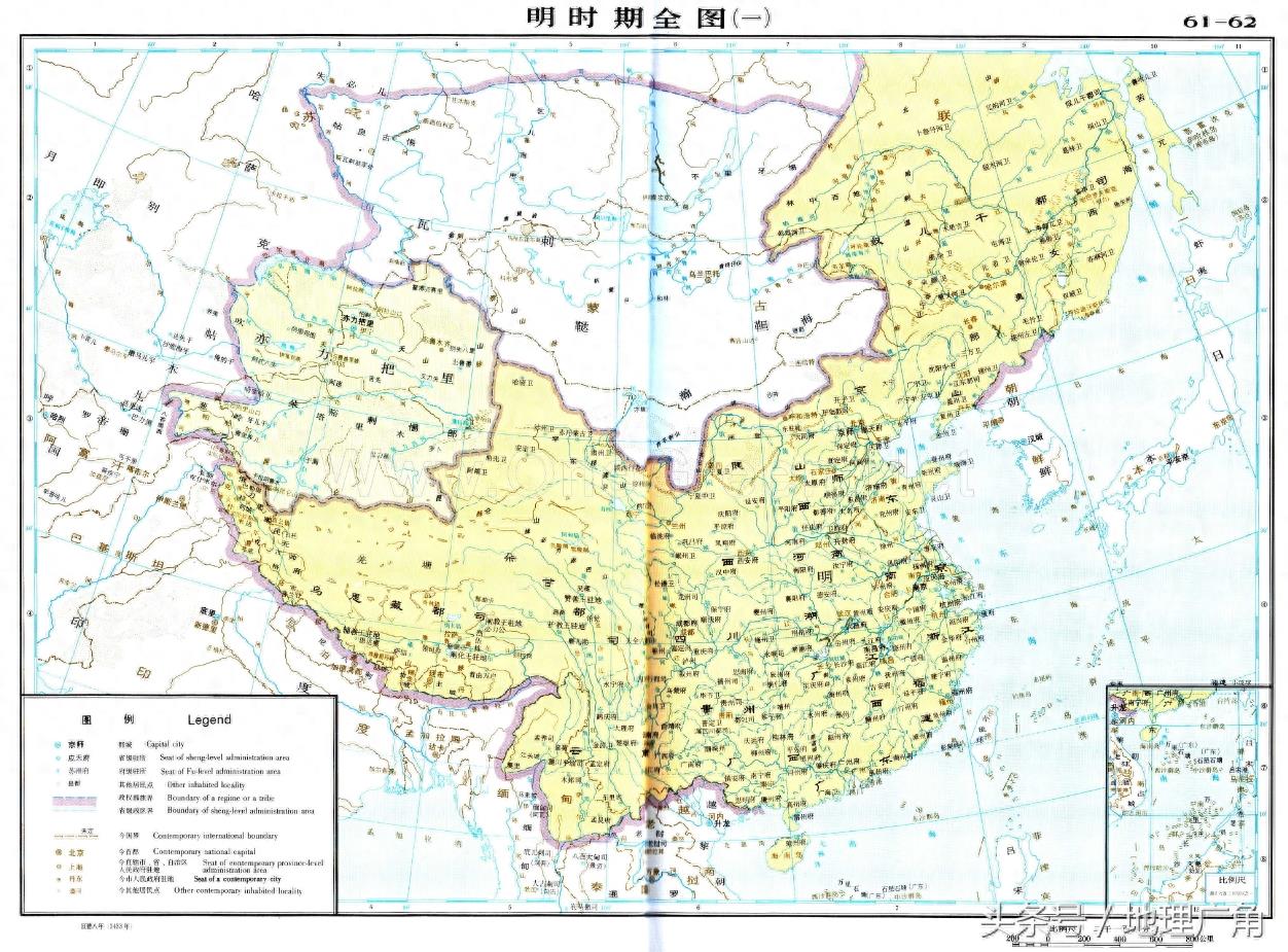 中国各朝代历史地图（各图附详细介绍）