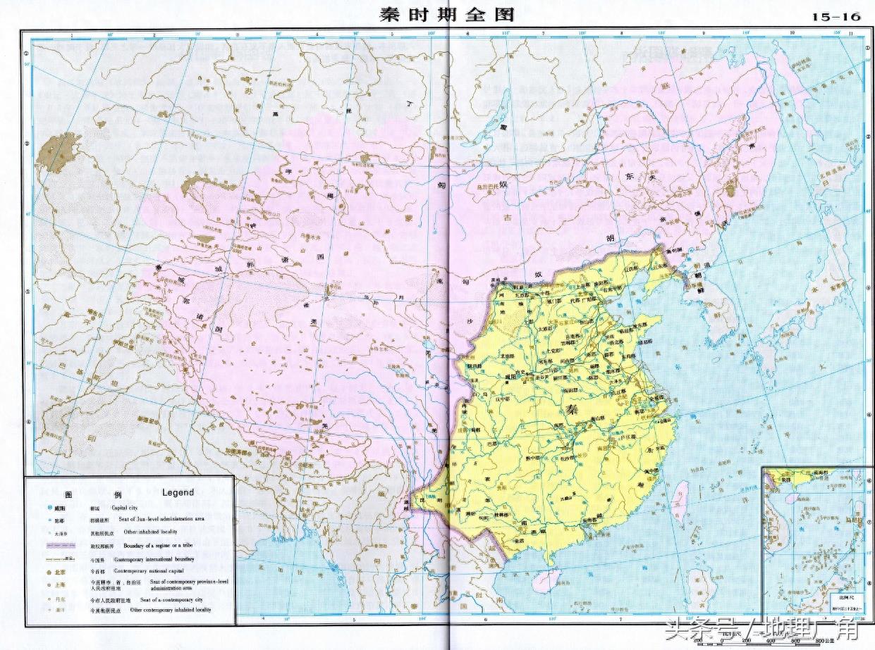 中国各朝代历史地图（各图附详细介绍）