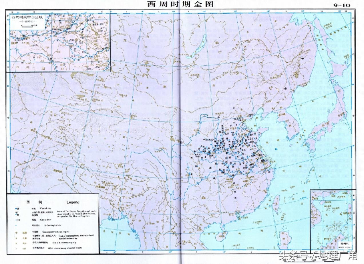 中国各朝代历史地图（各图附详细介绍）