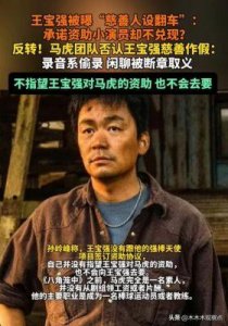 ​反转！马虎团队否认王宝强慈善作假：偷录风波：闲聊内容遭误解引争议