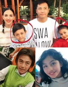 ​刘烨之子一诺近照流出，混血五官精致，立志当演员