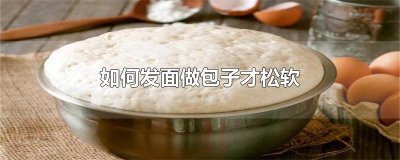 ​如何发面做包子才松软