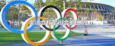 ​奥运会和全运会的区别