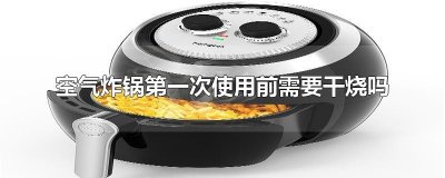 ​空气炸锅第一次使用前需要干烧吗