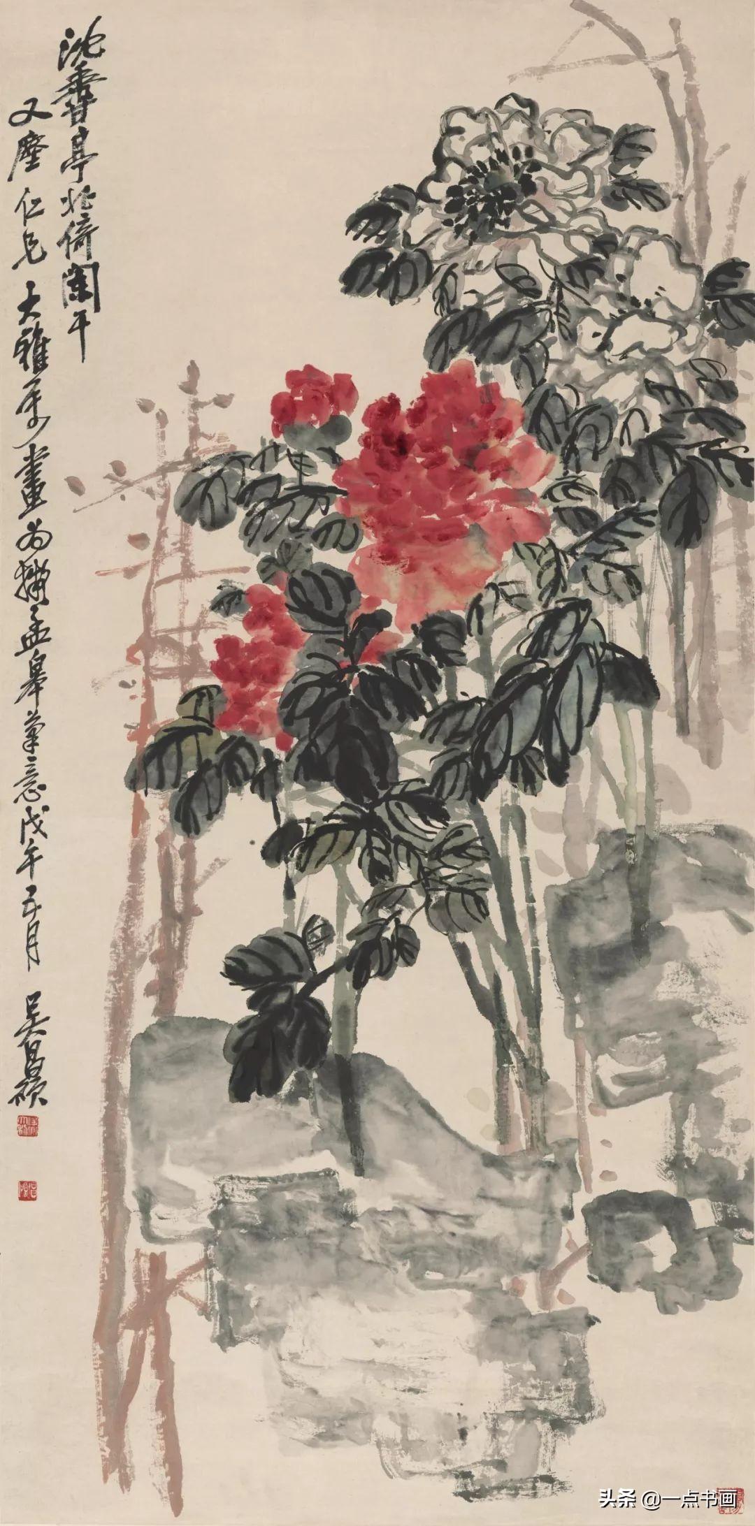 吴昌硕简介及代表作品（吴昌硕 精品80幅欣赏）
