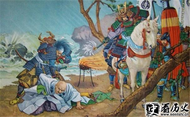 严岛合战油画