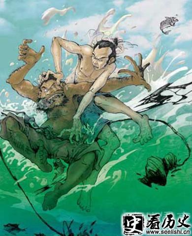 黑旋风斗浪里白条