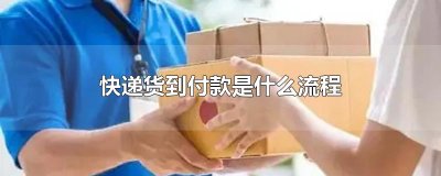​快递货到付款是什么流程