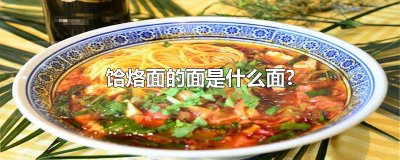 ​饸烙面的面是什么面?