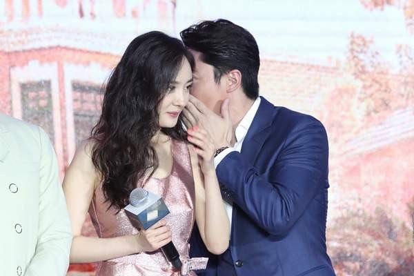 霍建华回应发福（杨幂被问尴尬问题霍建华解围）