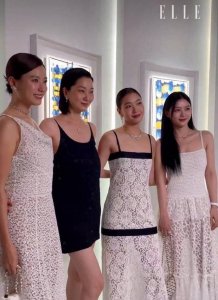 ​韩孝周金高银金裕贞同框 气场超强画面养眼