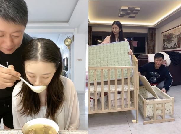 毕畅老公贺树峰(乡爱谢永强晒妻儿近照)