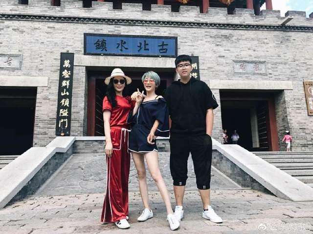 陈冰的妈妈晒照